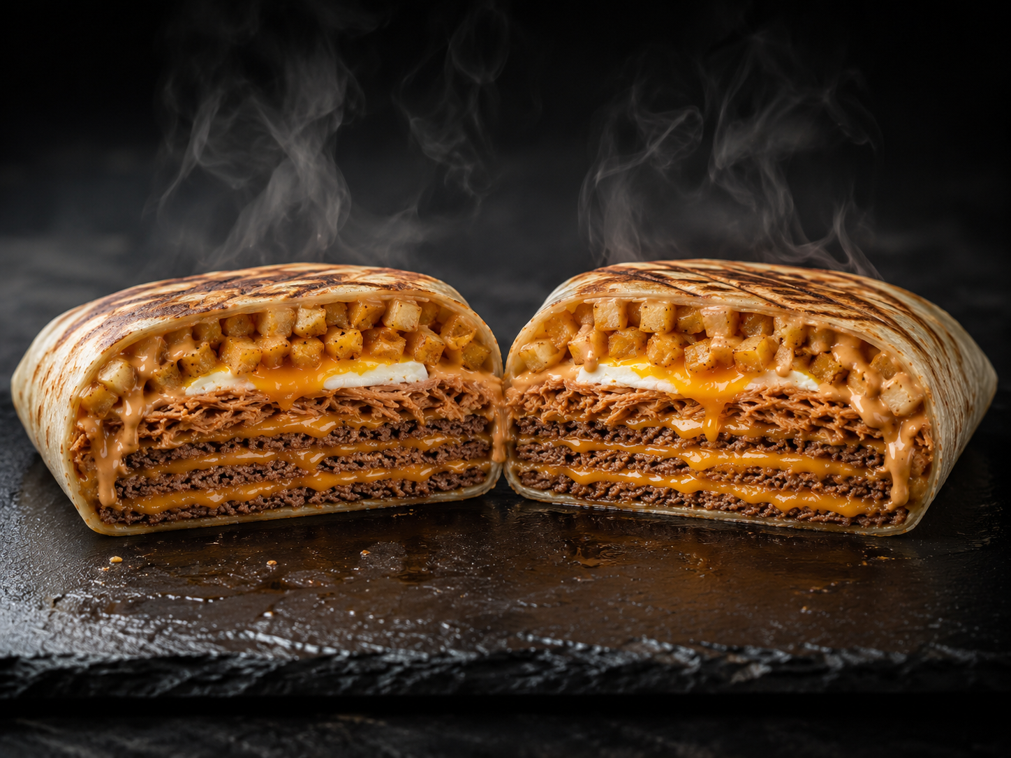 L'Américain tacos signature Sun Burger Amiens